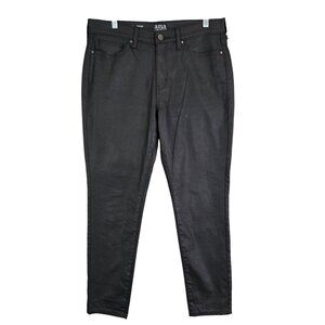 Womens A.N.A Black Skinny Jeans High Rise Cotton Blend Hi Rise Stretch Size 10